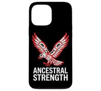 Custodia per iPhone 13 Pro Max Totem nativo dell'aquila nativa della forza ancestrale del Pacifico nord-