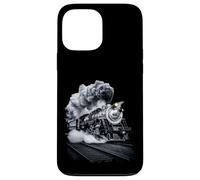 Custodia per iPhone 13 Pro Max Treno a vapore che ruggisce nella notte
