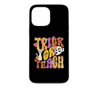 Custodia per iPhone 13 Pro Max Trick Or Teach Ghost Teacher Halloween Costume Donna Uomo