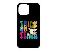 Custodia per iPhone 13 Pro Max Trick Or Teach Ghost Teacher Halloween Costume Donna Uomo