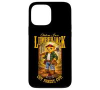 Custodia per iPhone 13 Pro Max Trust Me I’m a Lumberjack, Cute Funny Lumberjack Teddy Bear