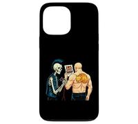 Custodia per iPhone 13 Pro Max Trust Me I'm an Artist Skeleton Ginger Cat Meme Tatuaggio Divertente