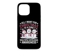 Custodia per iPhone 13 Pro Max Tutto quello che voglio per Natale è una maglietta curativa - Mieloma multiplo