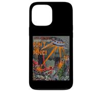 Custodia per iPhone 13 Pro Max Ufo Flying Saucer Invasion 1950 Sience Fiction Abduction