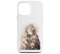 Custodia per iPhone 13 Pro Max Una donna che indossa un kimono tradizionale giapponese che sogna sogni diurni leggeri e fragili