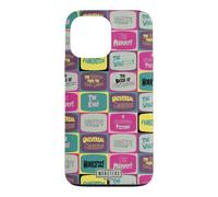Custodia per iPhone 13 Pro Max Universal Monsters Retro Horror Titles All Over Print