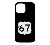 Custodia per iPhone 13 Pro Max US Route 67 segno