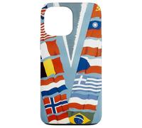 Custodia per iPhone 13 Pro Max "V" per la vittoria nelle bandiere alleate (1942-1945)