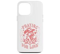 Custodia per iPhone 13 Pro Max Valentines Day Praying for Love Cowgirl