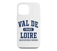 Custodia per iPhone 13 Pro Max Valle della Loira Francia Valle dei Mille Castelli Stampa Navy