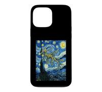 Custodia per iPhone 13 Pro Max Van Gogh Notte stellata Leafy Sea Dragon Art