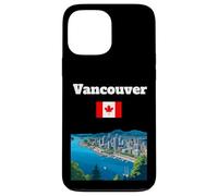 Custodia per iPhone 13 Pro Max Vancouver viaggio souvenir Canada amante della città bandiera canadese