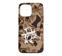 Custodia per iPhone 13 Pro Max Vecchia Scuola Camo Southern Duck Cacciatori Con Cane All'aperto