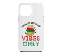 Custodia per iPhone 13 Pro Max Veggie Burger Vibes Solo Divertente BBQ Cookout Cucina Vegetariana
