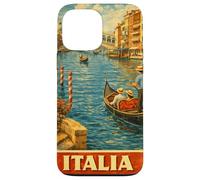 Custodia per iPhone 13 Pro Max Venezia Italia Viaggi Vintage Venezia Canal Gondola Art