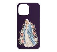 Custodia per iPhone 13 Pro Max Vergine Maria Preghiera cattolica e devozione mariana