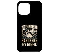 Custodia per iPhone 13 Pro Max Veterinario Di Giorno Giardiniere Di Notte Flore