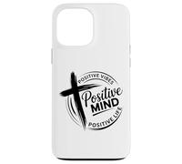 Custodia per iPhone 13 Pro Max vibrazioni positive mente positiva uomini cristiani donne crisitiani