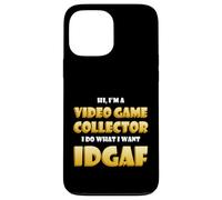 Custodia per iPhone 13 Pro Max Video Game Collector IDGAF Gaming Dank Memes Video Gamers