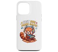 Custodia per iPhone 13 Pro Max Video Gaming Just one more Game Gaming Red Panda