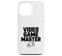 Custodia per iPhone 13 Pro Max Videogioco Master Level Up Gamer