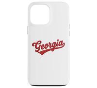 Custodia per iPhone 13 Pro Max Vintage Georgia Script Classic Embroidered Style