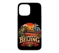 Custodia per iPhone 13 Pro Max Vintage Pechino Cina Viaggio Souvenir Landmark Gift
