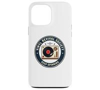 Custodia per iPhone 13 Pro Max Vinyl Revival Society Giradischi Musica Giradischi