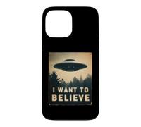 Custodia per iPhone 13 Pro Max Voglio Credere Vintage UFO Classico Sogno Incontro
