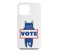 Custodia per iPhone 13 Pro Max Vota l'elezione di voto divertente del gatto