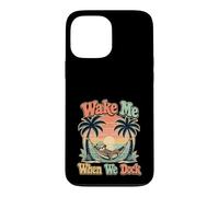 Custodia per iPhone 13 Pro Max Wake Me When We Dock Divertente Crociera Bradipo
