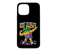 Custodia per iPhone 13 Pro Max Want To See MY Six Pack Funny Blocks Bricks Master Builder