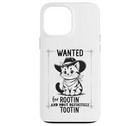 Custodia per iPhone 13 Pro Max Wanted for Rootin Most Definitely Tootin Cowboy Cat Farting