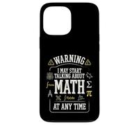 Custodia per iPhone 13 Pro Max Warning I May Start Talking About Math at Any Time Funny