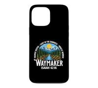Custodia per iPhone 13 Pro Max Waymaker Isaia 42:16 - Cristiano Gesù Fede Chiesa