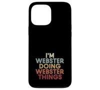 Custodia per iPhone 13 Pro Max Webster Name Webster Personalized Name First Given