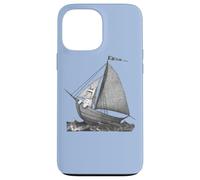 Custodia per iPhone 13 Pro Max Where the Wild Things Are Sailing on a Boat