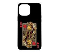Custodia per iPhone 13 Pro Max Whimsical Queen Bee - Carte da gioco a forma di cuore