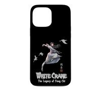 Custodia per iPhone 13 Pro Max White Crane/L'eredità di Fang Chi/Manga Style Design