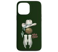 Custodia per iPhone 13 Pro Max Wild Child Cavallo Occidentale Cowgirl Paese