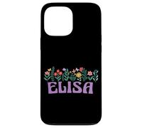 Custodia per iPhone 13 Pro Max Wildflower Floral Elisa Nome Festa della mamma Donne