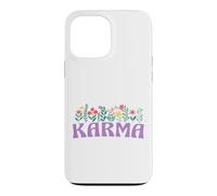 Custodia per iPhone 13 Pro Max Wildflower Floral KARMA Nome Festa della mamma Donne