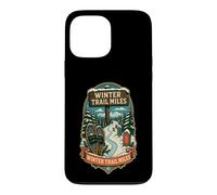 Custodia per iPhone 13 Pro Max WINTER TRAIL MILES Ciaspole Escursione Sentiero Inverno