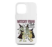 Custodia per iPhone 13 Pro Max Witchy Frog Club Midnight Only On Halloween Frog Coven