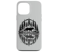 Custodia per iPhone 13 Pro Max Wolf Graphic & Wolf | Fauna selvatica, foresta e lupo