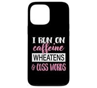 Custodia per iPhone 13 Pro Max Womens Caffiene & Words Wheaten Terrier Dog Lover