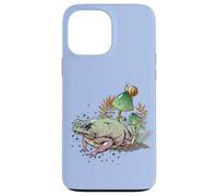 Custodia per iPhone 13 Pro Max Womens Girls Cottagecore Magical Frog Toad Snail Goblincore