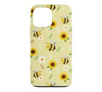 Custodia per iPhone 13 Pro Max Womens Kids Girls Cute Flowers Honey Bee Lover