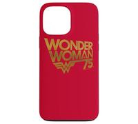 Custodia per iPhone 13 Pro Max Wonder Woman 75th Anniversary Gold Logo