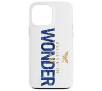 Custodia per iPhone 13 Pro Max Wonder Woman 80th Blue and Gold Flying Logo
